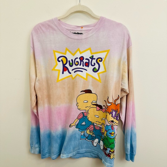 Nickelodeon Tops - Nickelodeon Pink and Tan Rugrats Long Sleeve Tee